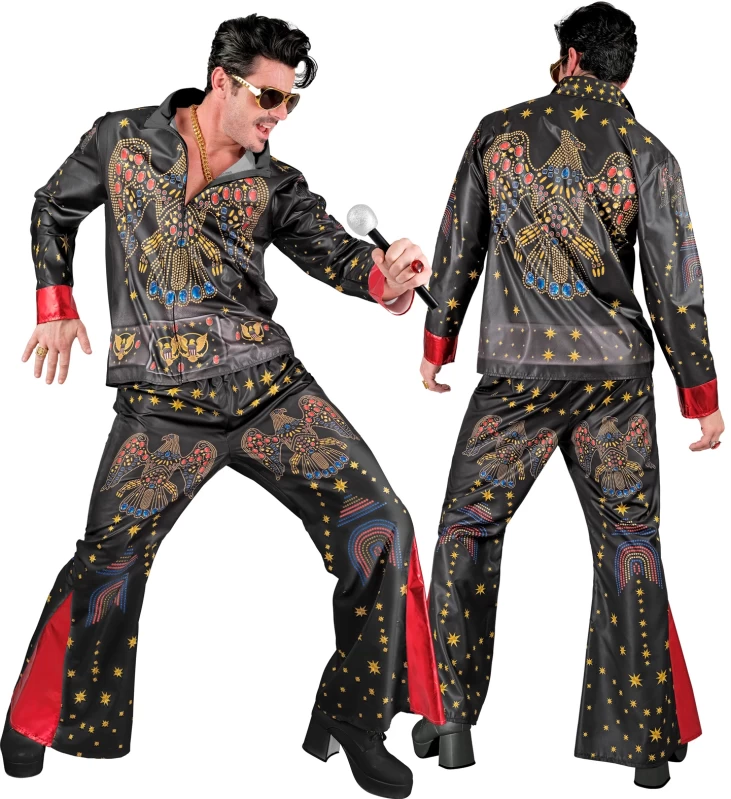 Αποκριάτικη Στολή Μαύρη King of Rock'n'Roll 319479 (Preview 5)