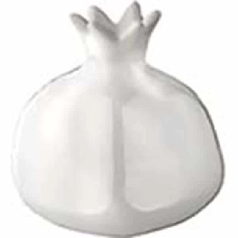 JΚ Home Décor - Ρόδι Κεραμικό Λευκό 5x5cm (Preview 1)