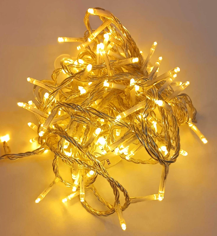 100 Led Λαμπάκια S/Extra Warm White Σταθερά Επεκτεινόμενα 5m IP44 - 63373 (Preview 1)