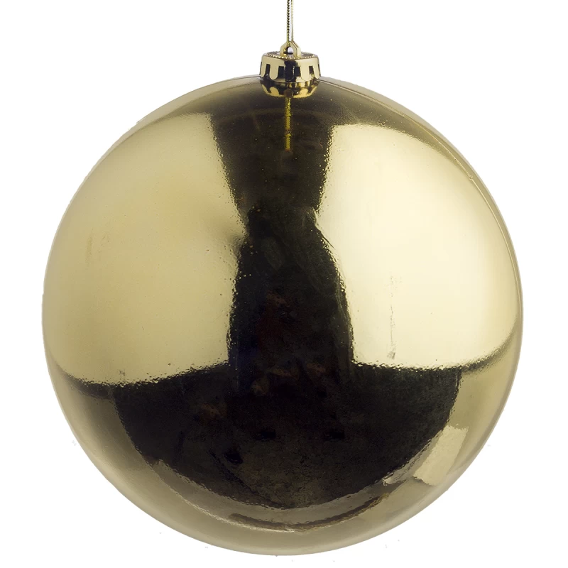 JΚ Home Décor - Μπάλα Πλαστική Χρυσή 25cm (Preview 1)