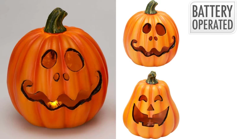 JK Home Décor - Κολοκύθα LED 14x15cm 3Σχδ (Preview 1)