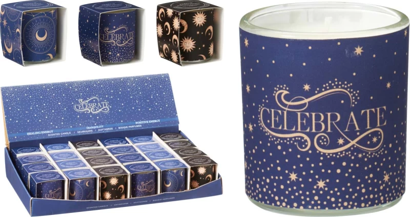 JK Home Décor - Κερί Αρωματικό Healing Energy σε Γυαλί 4x5cm 2Σχδ (Preview 1)