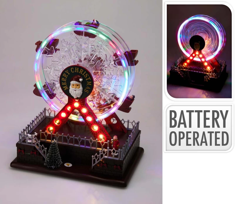 JK Home Décor - Ρόδα LED με Μουσική 23x16x28cm (Preview 1)