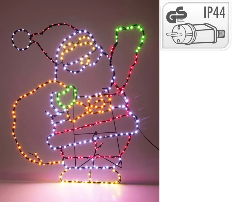 JK Home Décor - Άγιος Βασίλης 321LED 60x70cm (Preview 1)