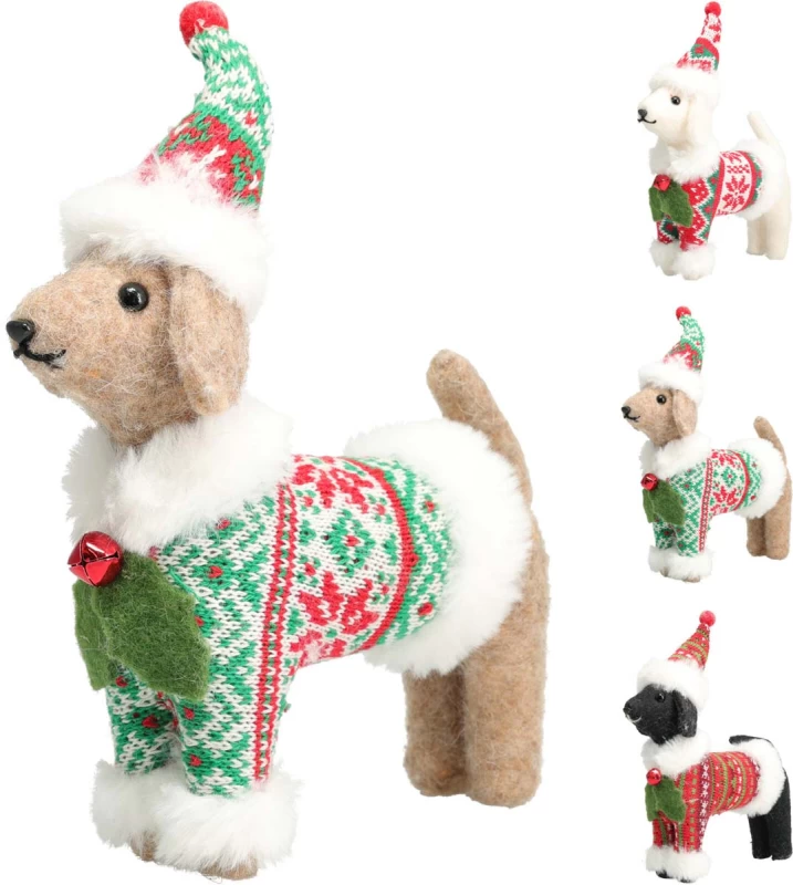 JK Home Décor - Σκύλος από Ύφασμα 21x7x22cm 3Σχδ (Preview 1)