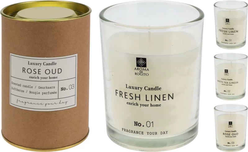 JK Home Décor - Κερί Αρωματικό σε Γυαλί 8x10cm 3Σχδ (Preview 1)