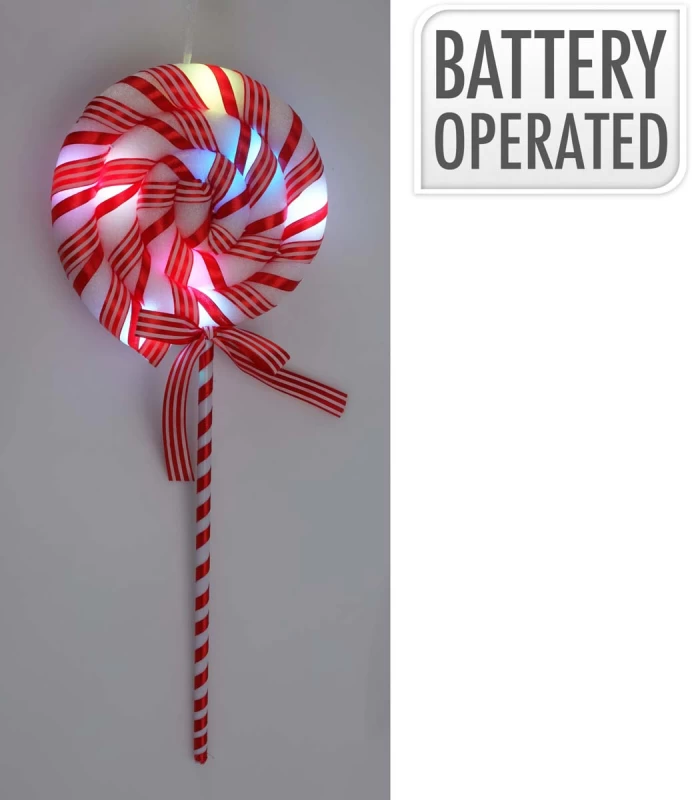 JK Home Décor - Στολίδι Γλυφιτζούρι LED 16x43cm (Preview 1)