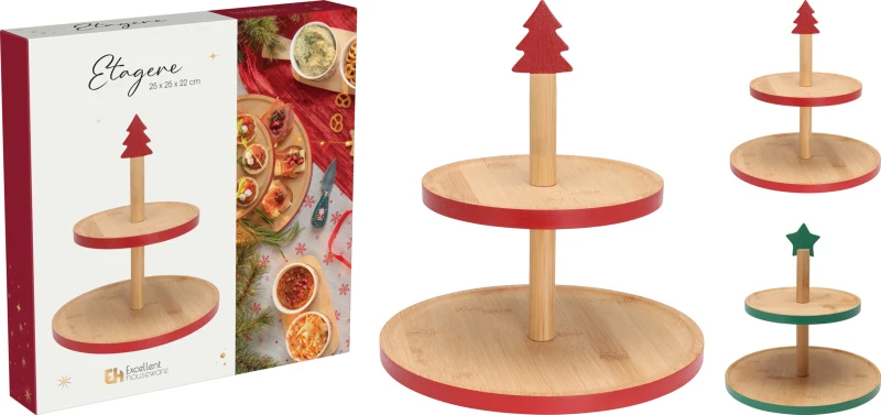 JK Home Décor - Εταζέρα με Δέντρο Bamboo 25x22cm 2Σχδ (Preview 1)
