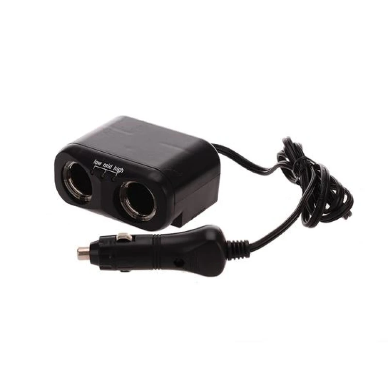 ΑΝΤΑΠΤΟΡΑΣ OZTRAIL 12V 2 WAY POWER SOCKET W/BATT INDICATOR (Preview 1)