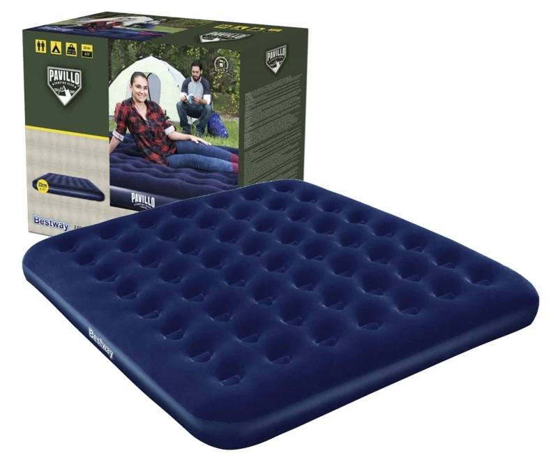 BESTWAY 203x183x22cm, Φουσκωτό Στρώμα Ύπνου Διπλό, 67004 (Preview 2)