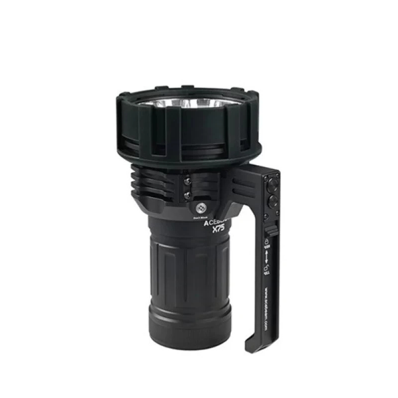 Φακός μεγάλης ισχύος Acebeam X75-70.3 Power Bank +Battery /Black (Preview 2)