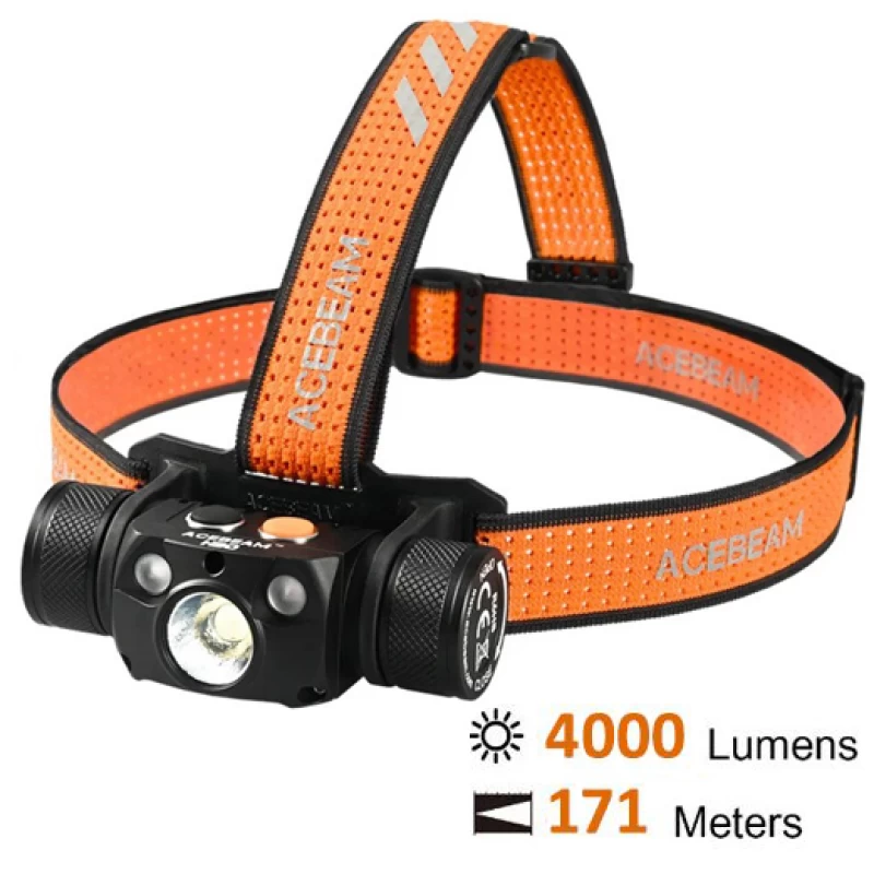 Φακός κεφαλής Acebeam H30 R+G 6500K +Battery (Preview 1)