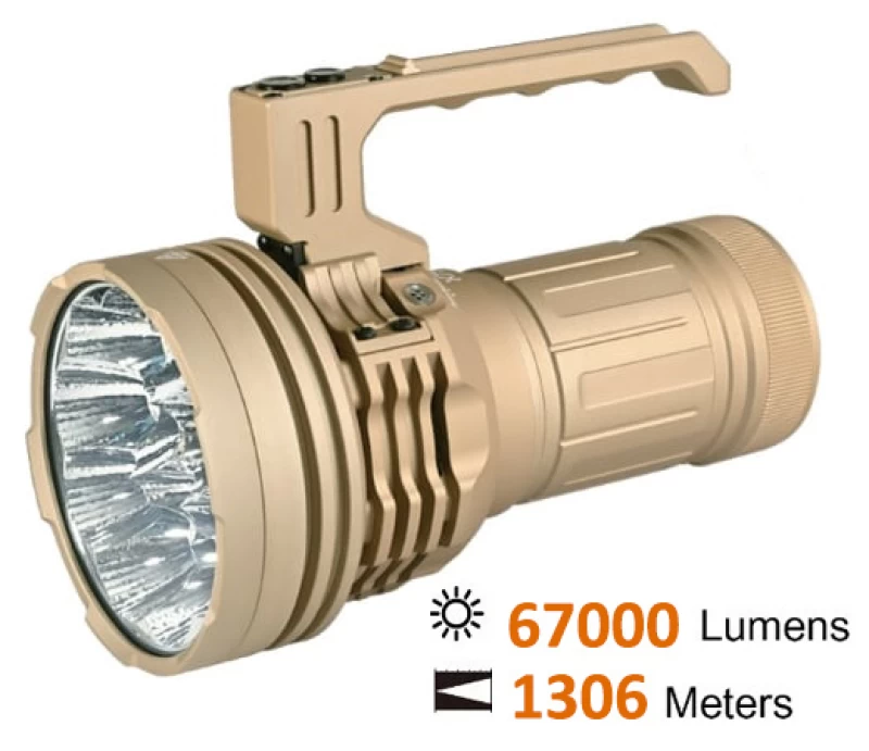 Φακός μεγάλης ισχύος Acebeam X75-70.3 Power Bank +Battery /Dessert (Preview 1)