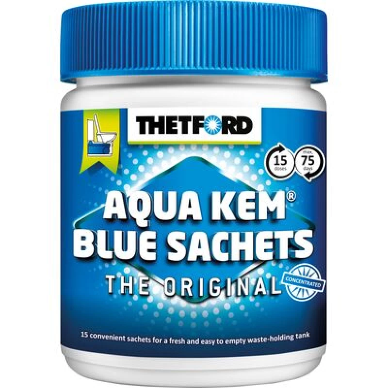 THETFORD Aqua Kem Sachets 15x30gr, Ταμπλέτες για τα Λύματα της Χημικής Τουαλέτας (Preview 1)