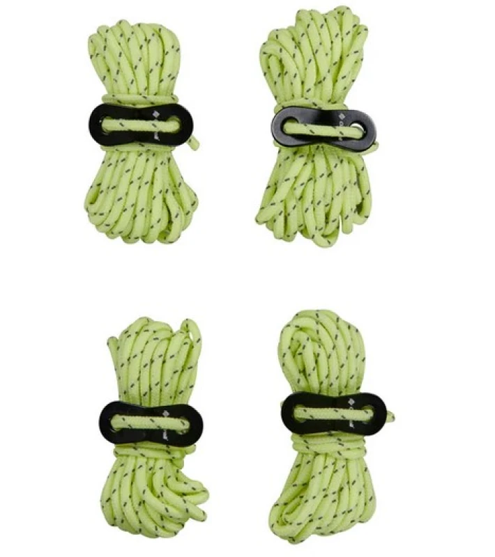 OZTRAIL Glow In The Dark Guy Rope 4 Pack, Σετ 4 Σχοινάκια για Κάμπινγκ, 10001900 (Preview 1)