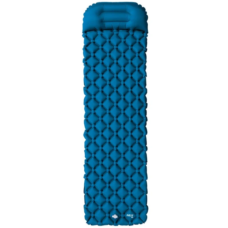 Φουσκωτό Στρώμα NILS CAMP NC4006 με τρόμπα Τιρκουάζ 190x58cm (Preview 1)