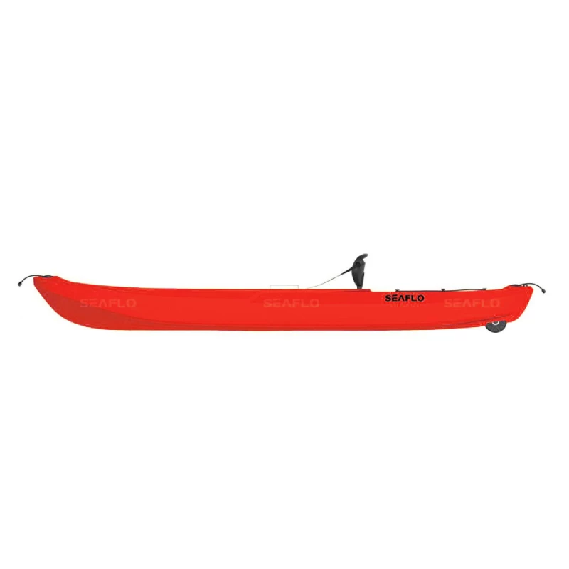 Adult Kayak Red SEAFLO Καγιάκ από Πολυαιθυλένιο HDPE ενός ατόμου, Μήκος: 2.45m, Αντοχή (Preview 5)