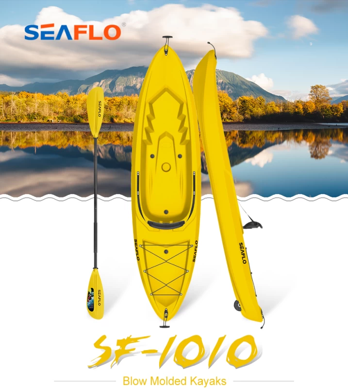 Adult Kayak Red SEAFLO Καγιάκ από Πολυαιθυλένιο HDPE ενός ατόμου, Μήκος: 2.45m, Αντοχή (Preview 9)