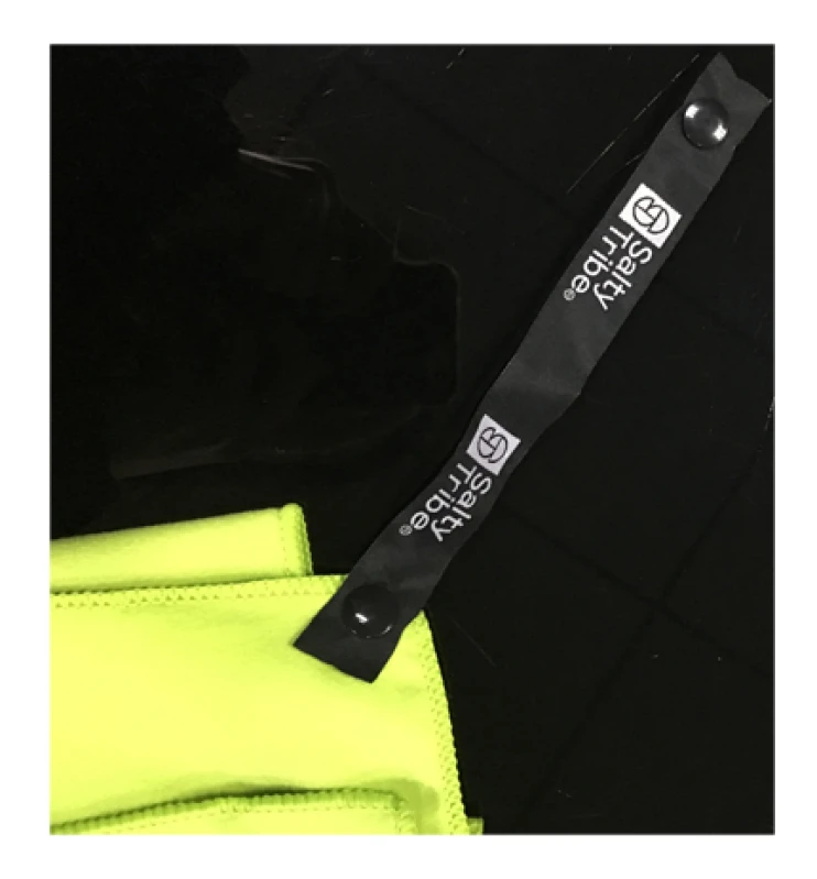 Microfiber Towel SALTY TRIBE 160x80 cm, Πετσέτα Θαλάσσης με Μικροΐνες, TRI-008 /Green (Preview 3)