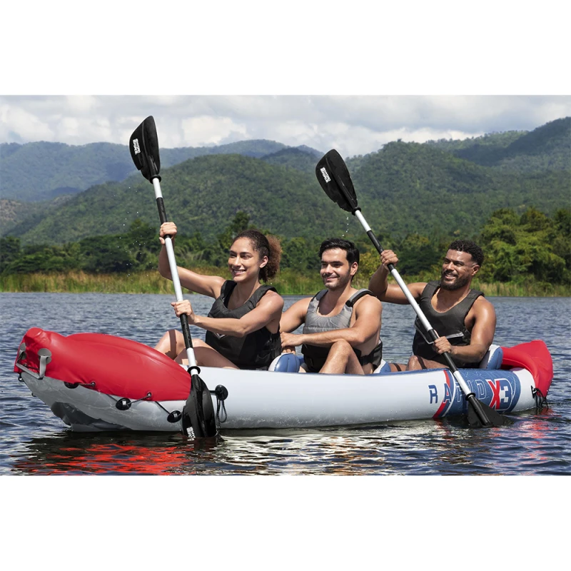 Hydro-Force Rapid X3 Set BESTWAY Φουσκωτό Καγιάκ τριών ατόμων, Μήκος: 3.81m, Αντοχή: 2 (Preview 24)