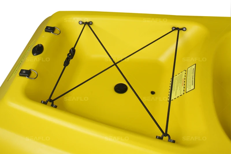 Adult+Kid Kayak Yellow SEAFLO Καγιάκ από Πολυαιθυλένιο HDPE ένας ενήλικας + ένα παιδί, (Preview 4)