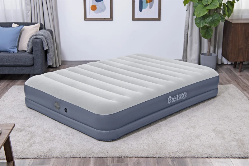 BESTWAY Airbed Queen Built-In DC Pump 2.03x1.52x36cm, Φουσκωτό Στρώμα Ύπνου Διπλό με Ε (Preview 7)