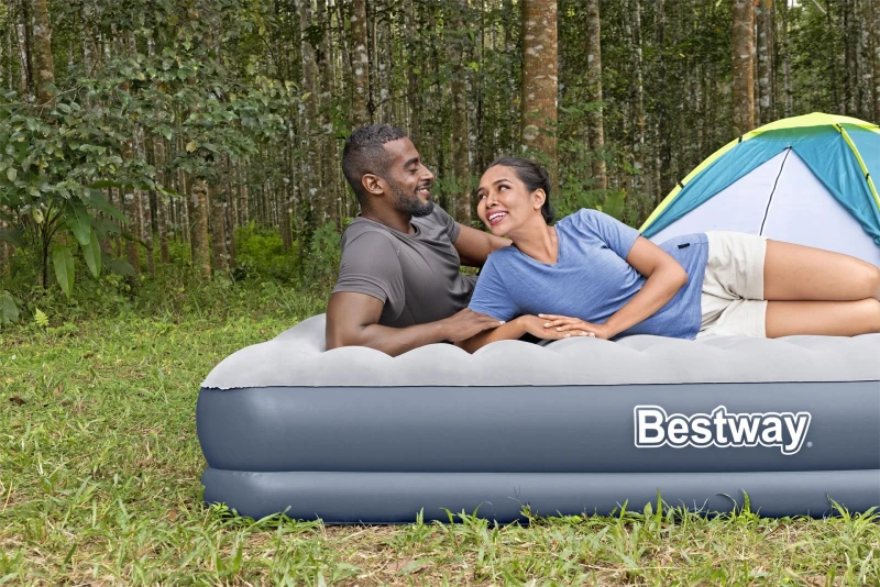 BESTWAY Airbed Queen Built-In DC Pump 2.03x1.52x36cm, Φουσκωτό Στρώμα Ύπνου Διπλό με Ε (Preview 12)