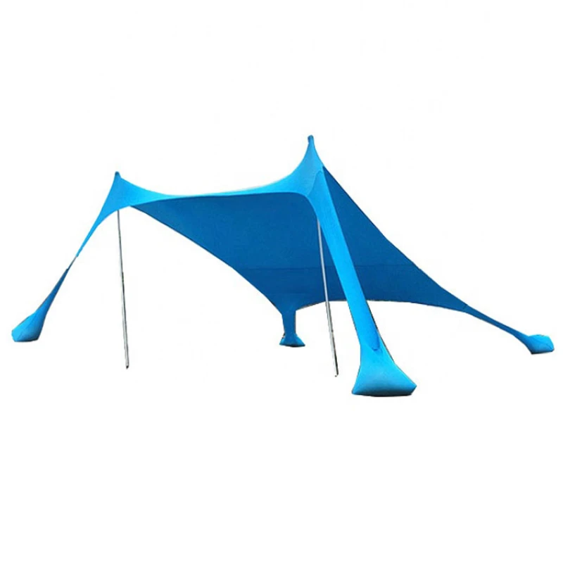 NEW CAMP Lycra Shelter 300x250 cm, Ελαστική Τέντα Παραλίας, NEW-159 /Aegean Blue (Preview 1)