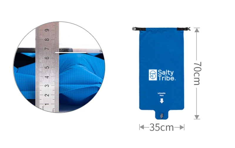 SALTY TRIBE Ciconians 185x55x5cm, Φουσκωτό Υπόστρωμα Ύπνου Μονό με pump bag, TRI-050 (Preview 6)