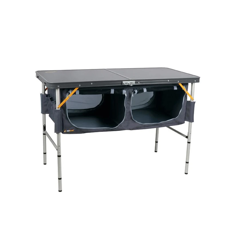 Τραπέζι - Ραφιέρα Πτυσσόμενο Oztrail Folding Table with storage 120 x 60 x 82 εκ (Preview 1)