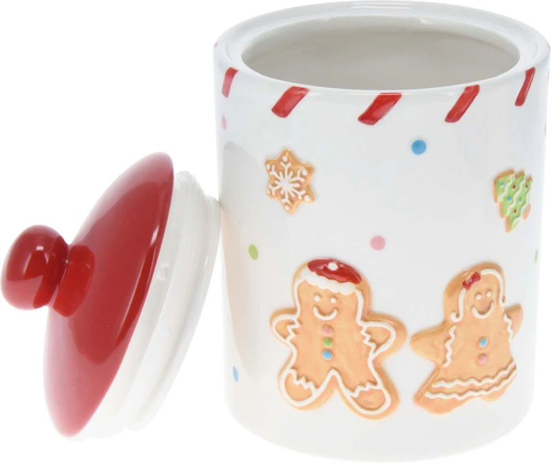 JK Home Décor - Μπισκοτιέρα Gingerbread από Δολομίτη 12x18cm (Preview 1)