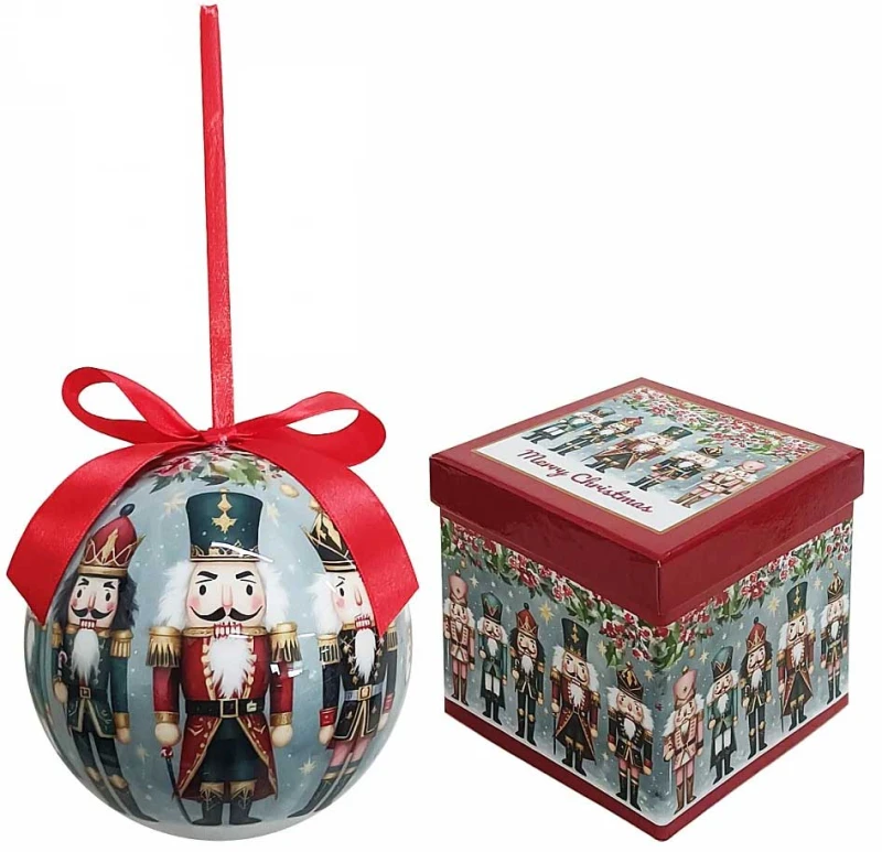 Χριστουγεννιάτικη Μπάλα Οικολογική σε Κουτί 12cm 58600 (Preview 1)