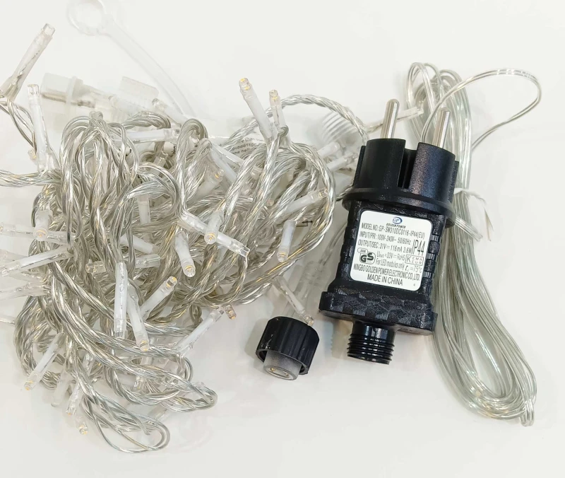 100 Led Λαμπάκια S/Warm White Σταθερά Επεκτεινόμενα 5m IP44 - 63341 (Preview 3)