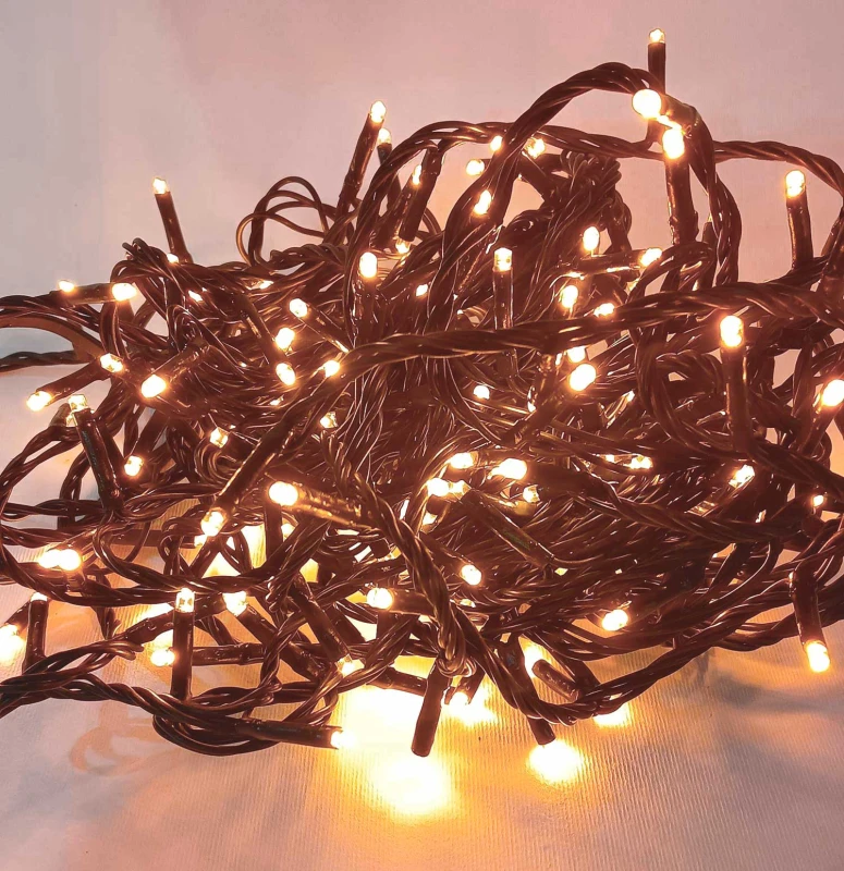 200 Led Λαμπάκια G/Extra Warm White με Πρόγραμμα και Επεκτεινόμενα 10m - IP44 - 63387 (Preview 1)