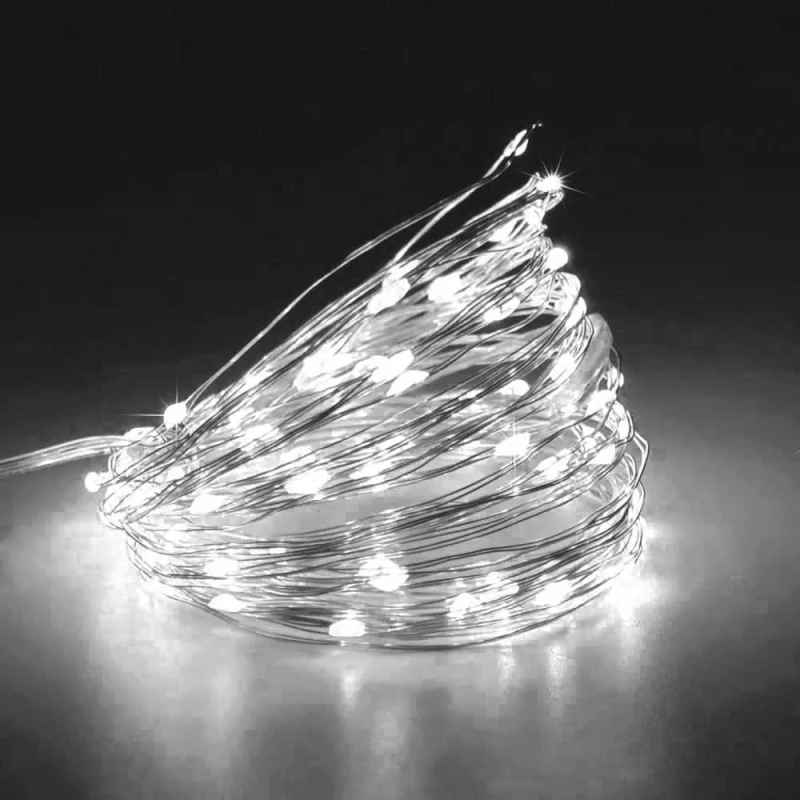 20 Micro Led S/Clear 2m Σταθερά Φωτάκια Μπαταρίας 58973 (Preview 1)