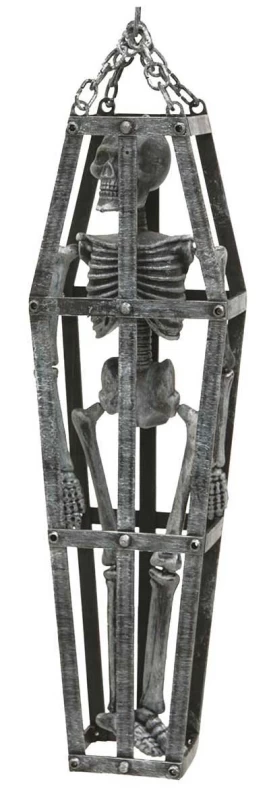 Αποκριάτικο Διακοσμητικό Κλουβί με Σκελετό 46cm 80066 - 313950 (Preview 1)